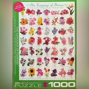 Eurographics “The Language of Flowers ” 1000 piece puzzle